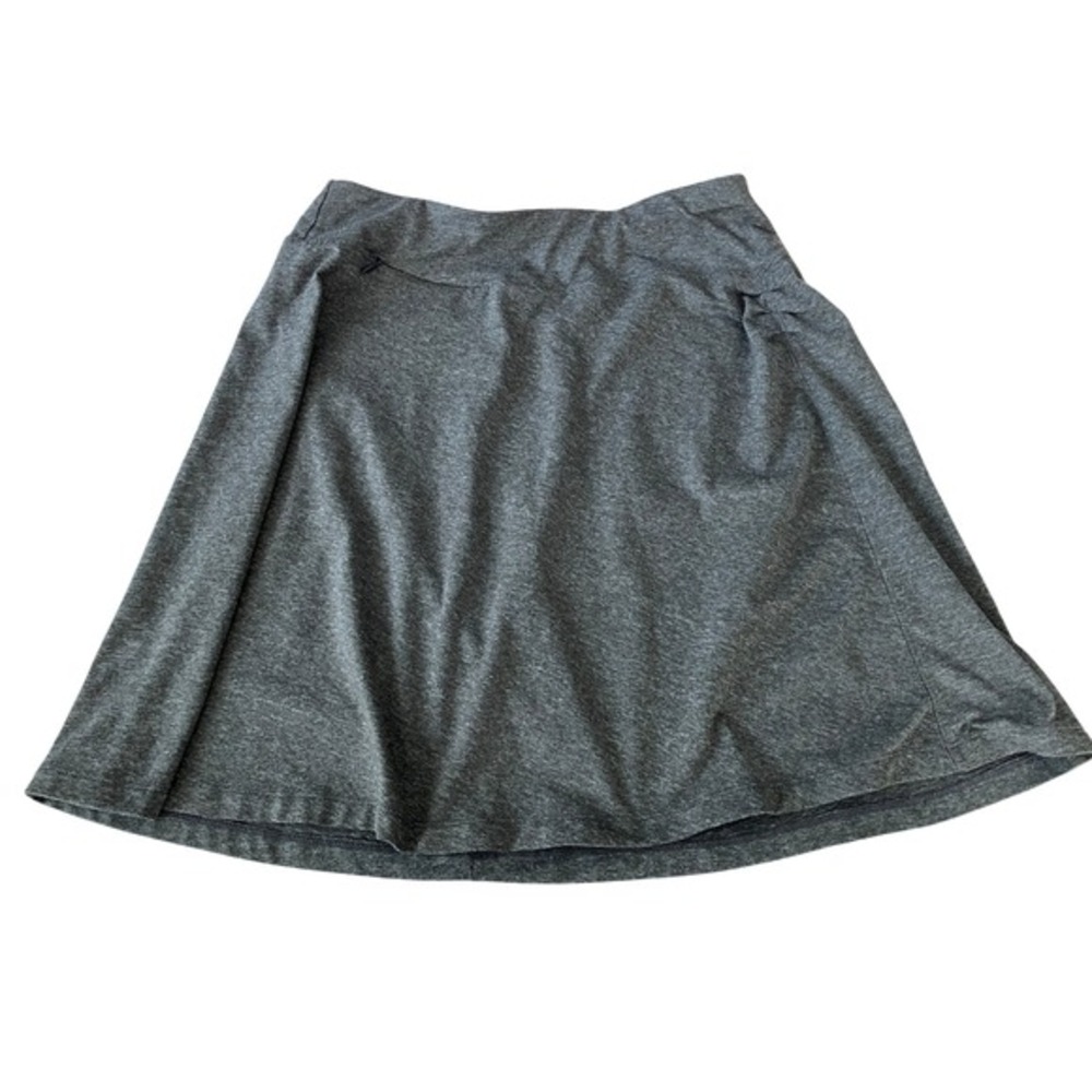 REI Womens Gray Heathered Athletic Skort Size Medium‎ Tennis Golf Hiking
